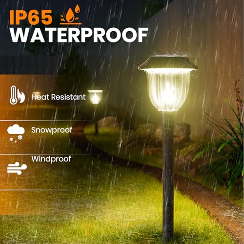 Solar Pathway Lights Long Battery Life (10 Count)