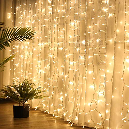 6.6x6.6 Ft Curtain Lights