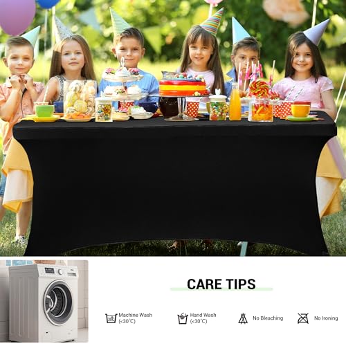4ft Stretch Spandex Table Cover (2 Count)