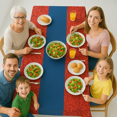 16Pcs 2in1 Spider Birthday Decorations Tablecloths (16 Count)