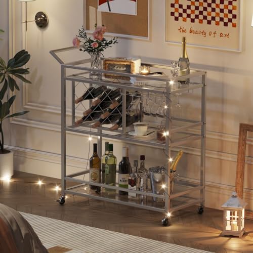 Bar Cart Silver