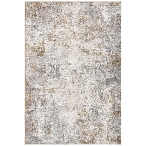 12x14 Area Rug Living Room Rugs Extra Large Brown Grey Carpet (24 Count)