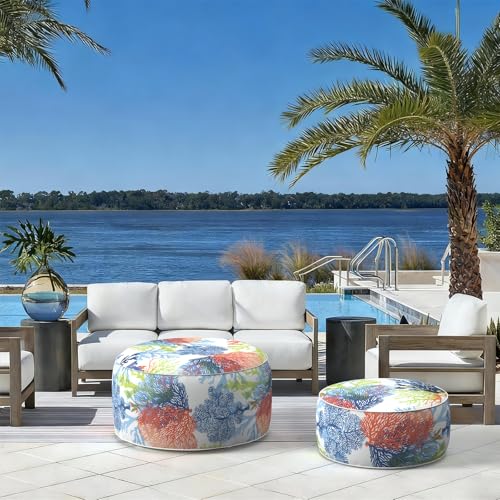 Outdoor Inflatable Footrest Stool
