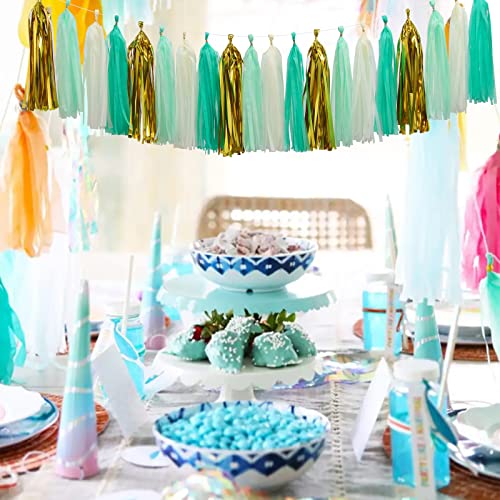 Teal Blue Mint Beige (20 Count)