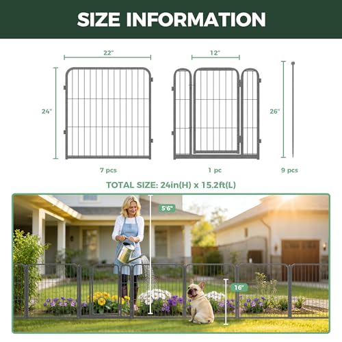 No Dig Garden Fence