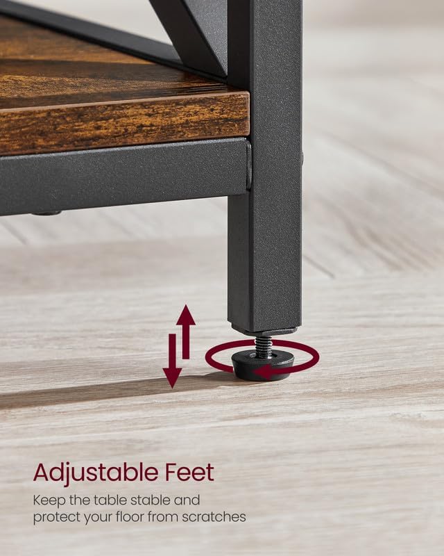 Lift Top Coffee Table with Storage Shelf