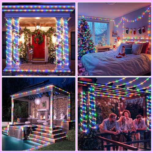 164FT 500 LED Rope Lights for Outside