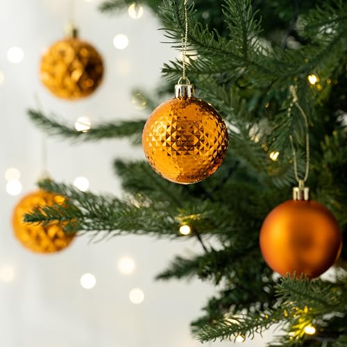 50ct Christmas Tree Decorations Ball Ornaments 2.36 Inches (50 Count)