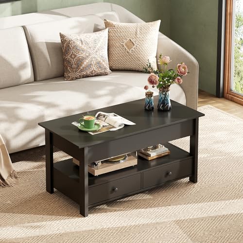 Coffee Table Lift Top Coffee Table with Drawers