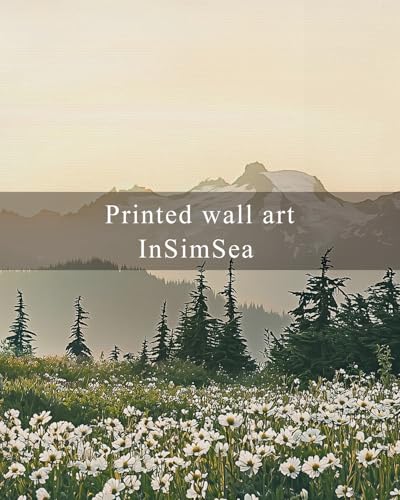 Framed Canvas Wall Art Vintage Decor