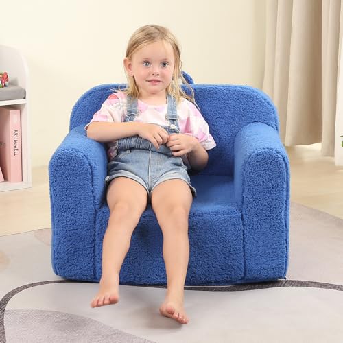 Kids Snuggly Soft Sherpa Chair
