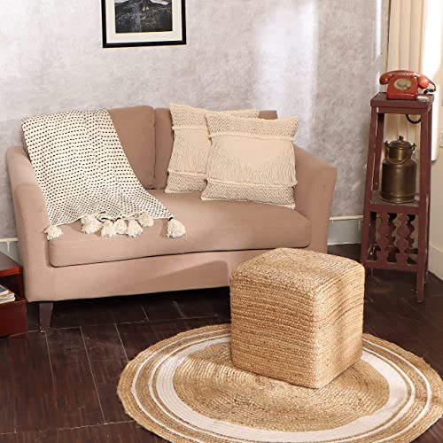 Cube Pouf Foot Stool Ottoman