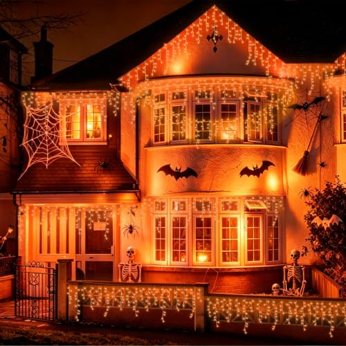 33ft 400 LED Orange Halloween Lights (33 Foot)