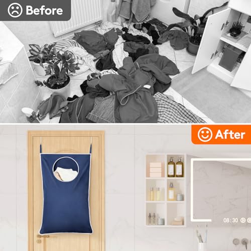 1 Pack Over Door Laundry Hamper