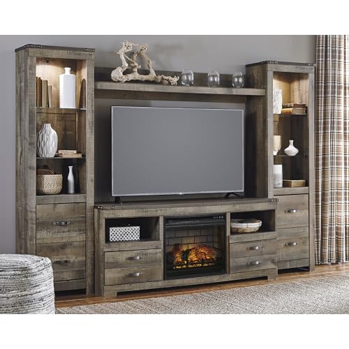 4 Pc Electric Fireplace TV Stand