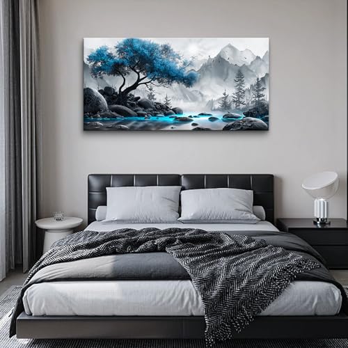Black And White Wall Painting Canvas Art For Living Room