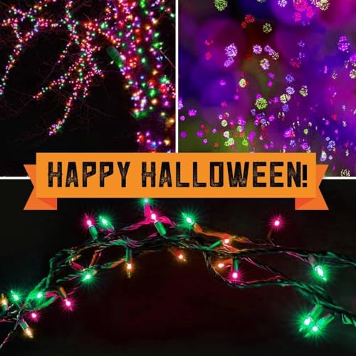150LIGHTS Orange Purple and Green Extra (150 Count)