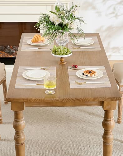 Lightsteel Beige with Yellow Placemats Set of 4 (4 Count)