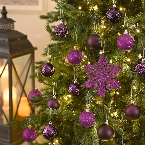 50ct Christmas Tree Decorations Ball Ornaments 2 Inches (50 Count)