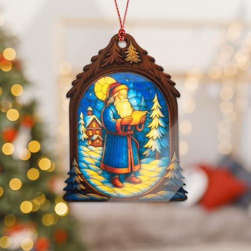 Funny Christmas Santa Ornaments 2025