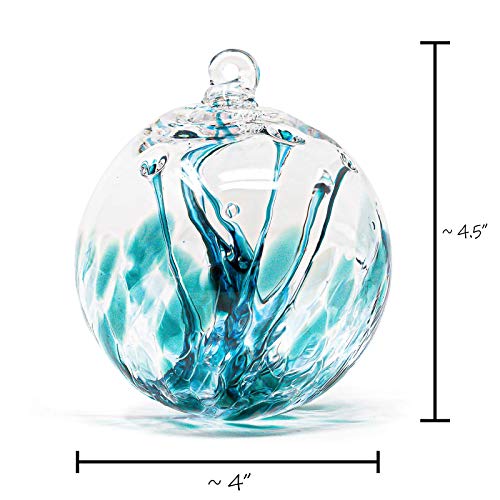 Luke Adams Handmade Glass Gazing Balls for Garden