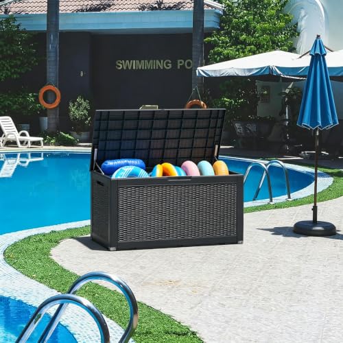 110 Gal Outdoor Storage Box Waterproof