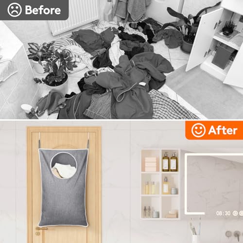 1 Pack Over Door Laundry Hamper