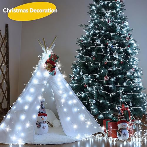 2 Pack Cool White Fairy Lights Battery Operated