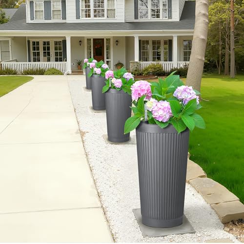 Self Watering Tall Planters Set of 2