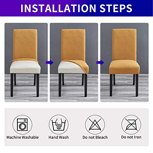 Stretch Chair Covers for Dining Room Set of 8