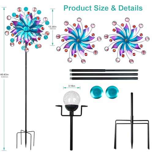 Solar Wind Spinner Outdoor