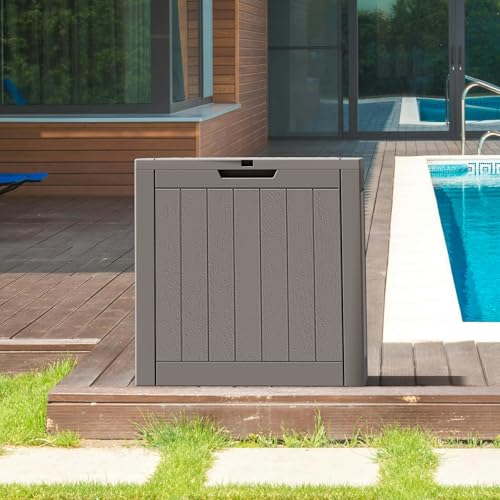 32 Gal Outdoor Storage Box Waterproof Lockable