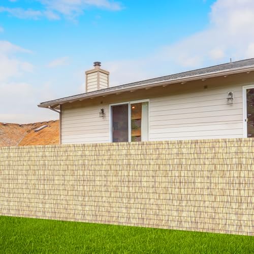 Bamboo Fence Bamboo Screens Outdoor for Patio (64 Sq Ft)
