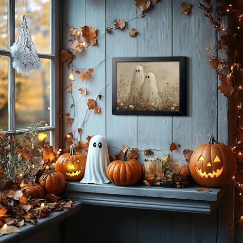 Framed Halloween Canvas Wall Art