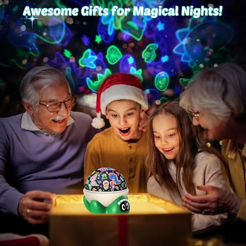 Dinosaur Night Light Projector for Kids Green Dino Toys for Boys