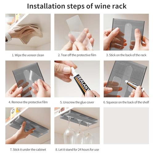 2 Pcs Wine Glass Holder (2 Count)