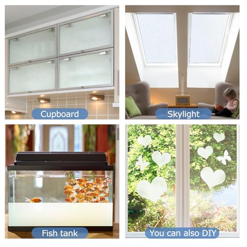 Frosted Window Privacy Film (9.56 Sq Ft)