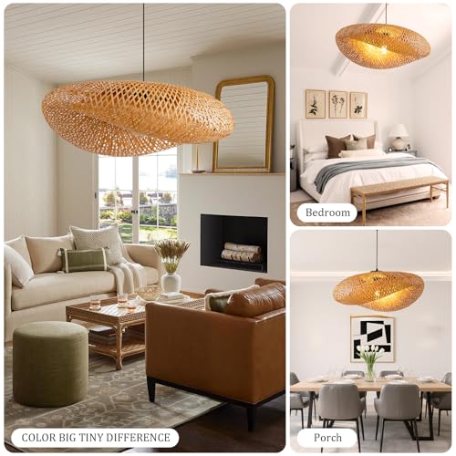 23.6" Bamboo Pendant Light
