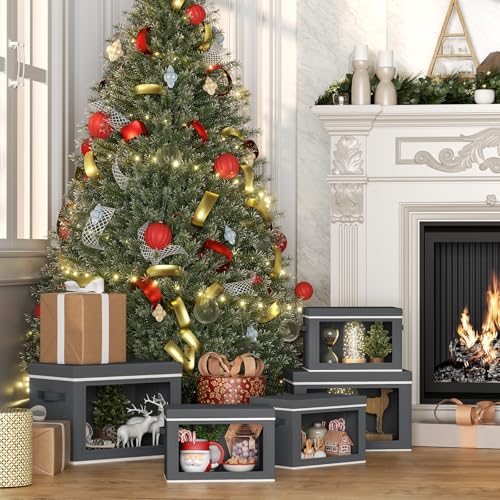 Storage Bins with Lids (3 Count)