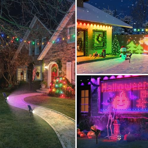 Solar Lights Outdoor Waterproof Spot Lights (4 Count)