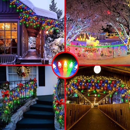 504 LED 50FT Christmas Icicle Lights