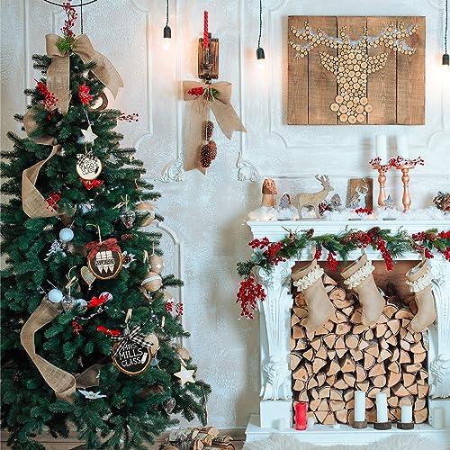 Unfinished Wood Slices 30pcs 2.8" (30 Count)