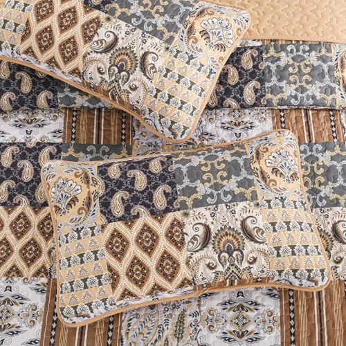 Boho Quilt Set Queen Size