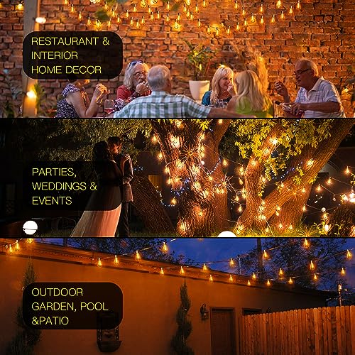 Bistro String Lights Outdoor (60 Foot)