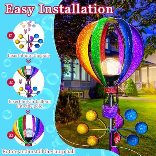 72 in Large Wind Spinners Outdoor