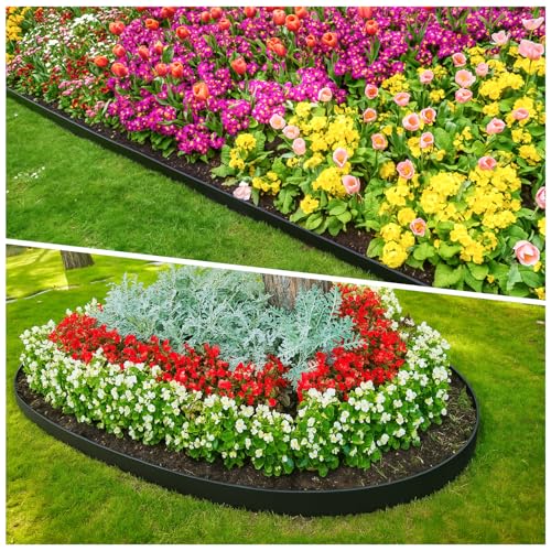 200ft 1.5in Tall Landscape Edging Kit with 300 Metal Spikes (200 Foot)