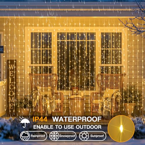 Tangle Free Curtain Lights
