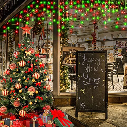 Christmas Lights Outdoor Decorations 33ft 400 LED Hanging Light