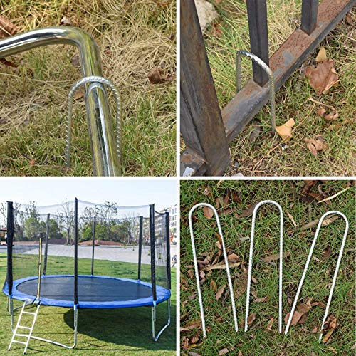 12 Inch Trampoline Stakes Heavy Duty (6 Count)