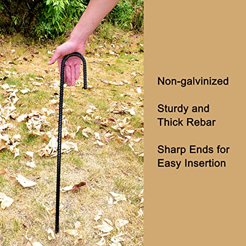 Rebar Stakes 36 Inch J Hook 1 (10 Count)